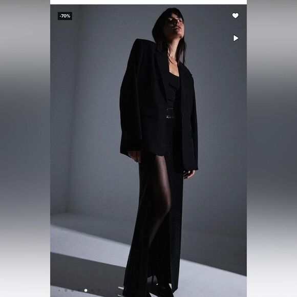 Sparking High Slit Maxi Skirt - Picture 6 of 8